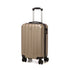 Trolley bagaglio a mano rigido color champagne in ABS Romeo Gigli, Valigie, SKU o912000135, Immagine 0